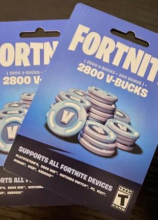 Продам в-бакси або набори в fortnite v-bucks