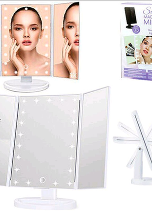 Дзеркало з led-підсвіткою superstar magnifying mirror