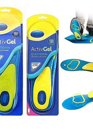 Гелеві устілки для взуття activ gel3 фото