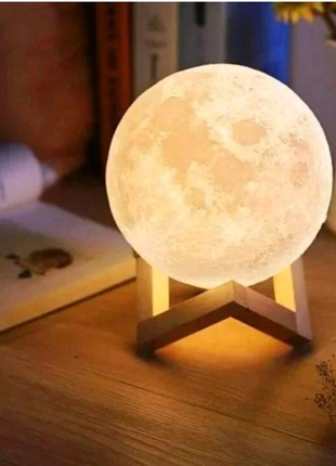 Лампа місяць 3d moon lamp. настільний світильник місяць magic 3d