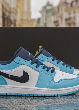 Air jordan 1 low unc1 фото