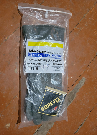 Військові перчатки masley goretex (l)