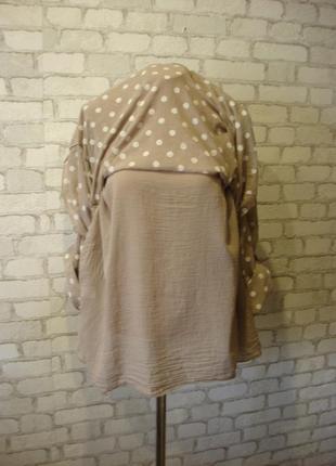 Модная блуза -туника  в горошек   ---италия3 фото