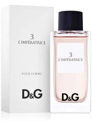 Dolce & gabbana 3 l ' imperatrice 100ml жіноча туалетна вода