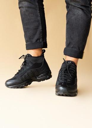 Мужские кроссовки nike sneakerboot black