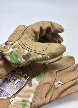 Тактичні рукавиці мультікам/койот арт 90551 є ххл3 фото