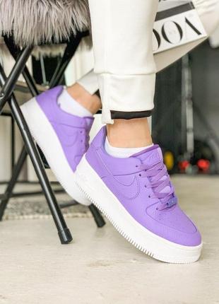 Nike air force 1 low violet white