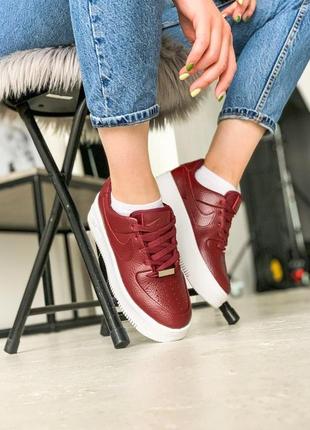 Кросівки nike air force 1 low "night maroon"