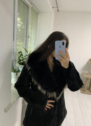 Шуба полушубок натуральный zara mango