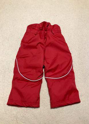 Штанишки термо зимние утеплённые флисом jako