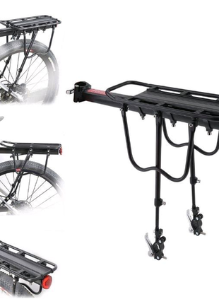 Універсальний консольний алюмінієвий багажник для велосипеда2 фото