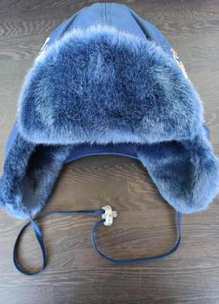 Зимова шапка вушанка tutu (польща) на 1,5-2,5х року. розмір 48-503 фото