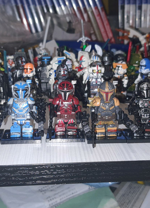 Зоряні війни - мандалорцы у важкій броні для lego lego