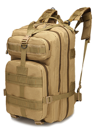 Армійський військовий тактичний штурмовий рюкзак 20 літрів койот