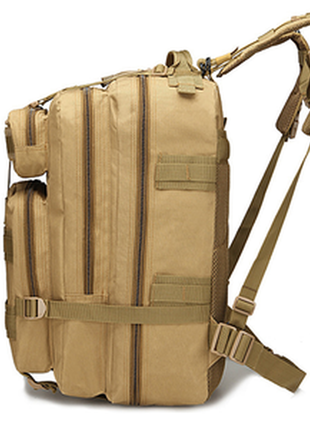 Армійський військовий тактичний штурмовий рюкзак 20 літрів койот5 фото