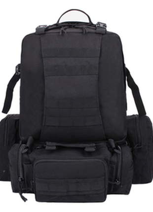Тактичний військовий армійський рюкзак military 30 літрів чорний4 фото