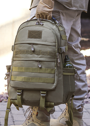 Тактичний військовий штурмовий рюкзак 27 літрів олива2 фото