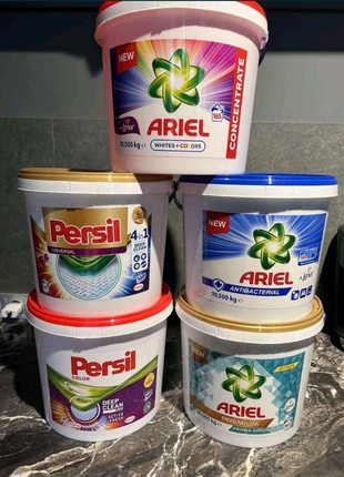 Пральний порошок persil, ariel 10 кг