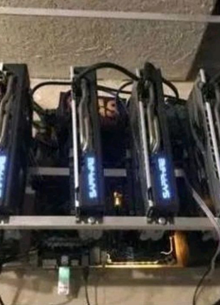 1200 грн день! ферма rx 580 x 8gb1 фото