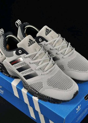 👟кросівки чоловічі adidas marathon tr 26 light gray👟2 фото