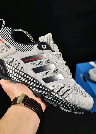 👟кросівки чоловічі adidas marathon tr 26 light gray👟3 фото