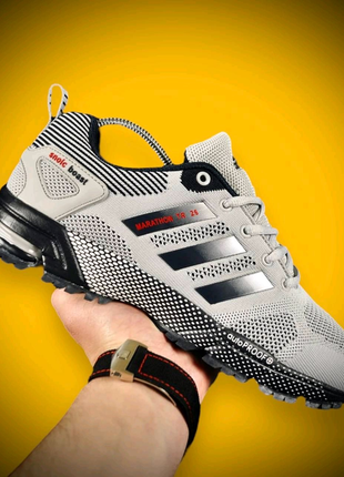 👟кросівки чоловічі adidas marathon tr 26 light gray👟4 фото