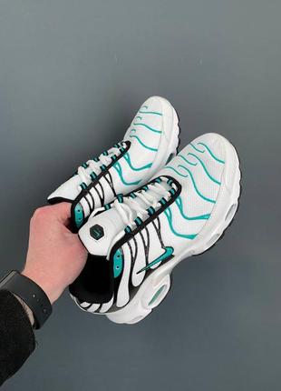 Женские кроссовки белые air max plus tn tiffany og2 фото