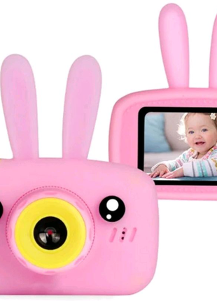 Дитяча цифрова камера в корпусі зайця, фотоапарат зайчик
