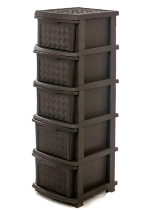 Пластиковий комод, шкафчик, тумба, органайзер, тумбочка на 5 ящиків