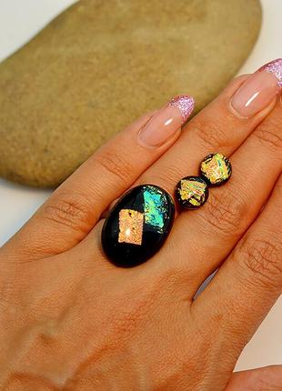 Комплект украшений, дихроик