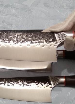 Японський кований кухонний шеф ніж для м'яса, риби, овочів (21 см