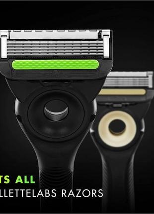 Змінні картриджі для гоління касети чоловічі gillette labs 6 шт3 фото