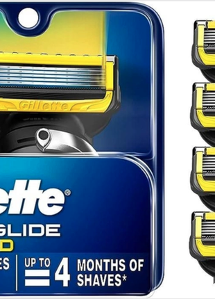 Картриджі леза касети чоловічі gillette proglide shield power