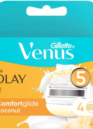 Змінний картридж леза касети venus plus olay comfortglade кокос 41 фото