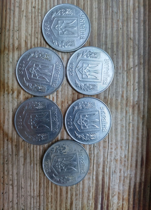 Монети 1992 року, 5 і 25 копійок3 фото