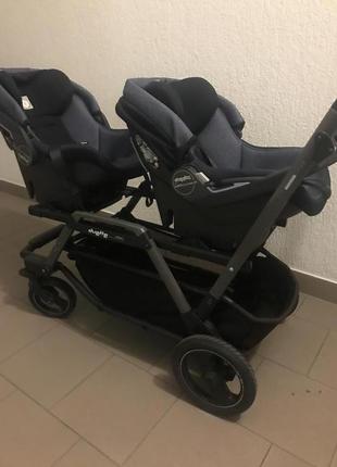 Коляска для двійнят «peg-perego»5 фото