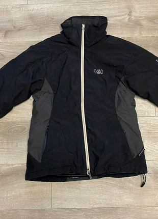 Чорна куртка helly hansen2 фото