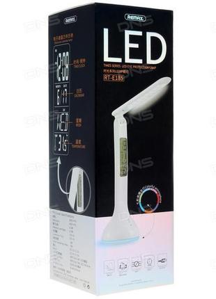 Led лампа remax led eye-protection desk lamp rt-e185 white