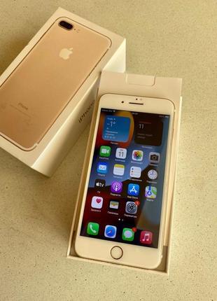 Iphone 7 plus gold 256 gb