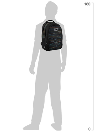 Рюкзак шкільний gopack унісекс 21 л stristripes go20-133m-22 фото