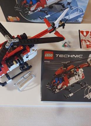 Конструктор lego technic рятувальний вертоліт (42092)1 фото