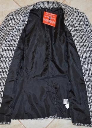 Брендовый пиджак жакет с карманами michelle акрил этикетка6 фото