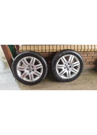 Колеса в зборі 225/50r17 титани michelin alpin5 і michelin alp...2 фото