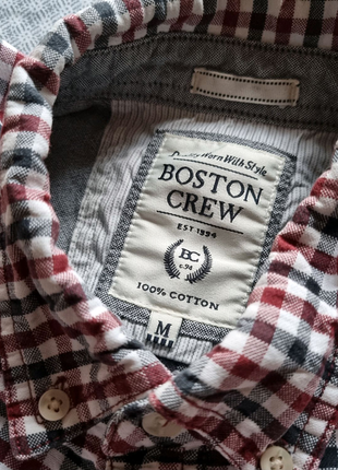 Сорочка в квадратики boston crew (привіз з англії)2 фото