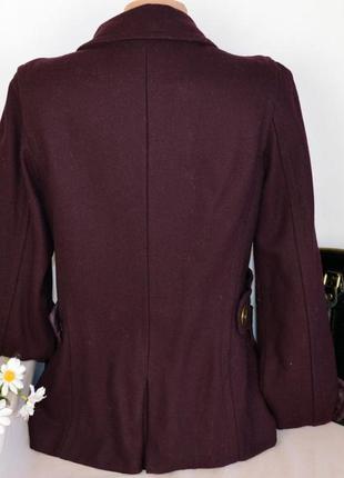 Брендовое демисезонное пальто с карманами atmosphere шерсть вискоза этикетка2 фото