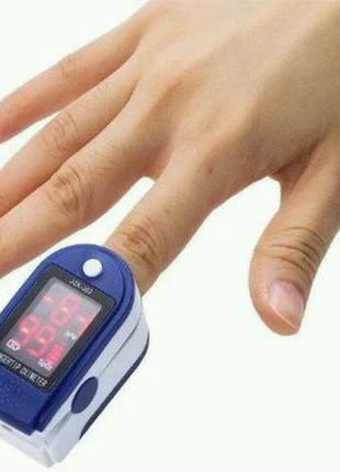 Пульсоксиметр електронний на палець pulse fingertip oximeter окси3 фото