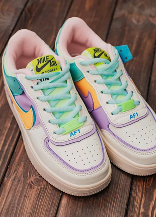 Женские кроссовки nike air force violet2 фото