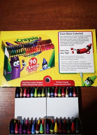 Олівці crayola 96 квітів. набір олівців 96 штук. маркери.7 фото