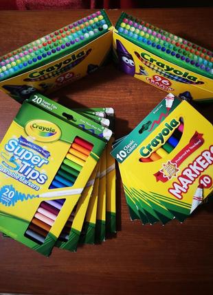 Олівці crayola 96 квітів. набір олівців 96 штук. маркери.9 фото