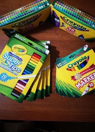 Олівці crayola 96 квітів. набір олівців 96 штук. маркери.11 фото